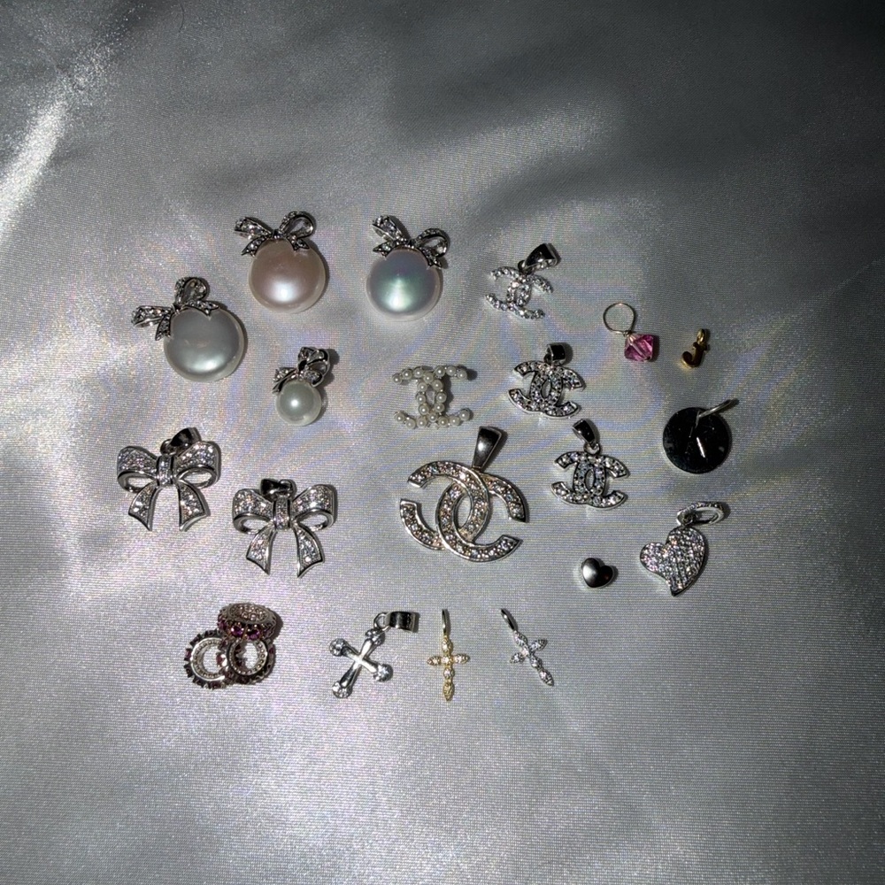 Sterling silver and some gold dipped charms